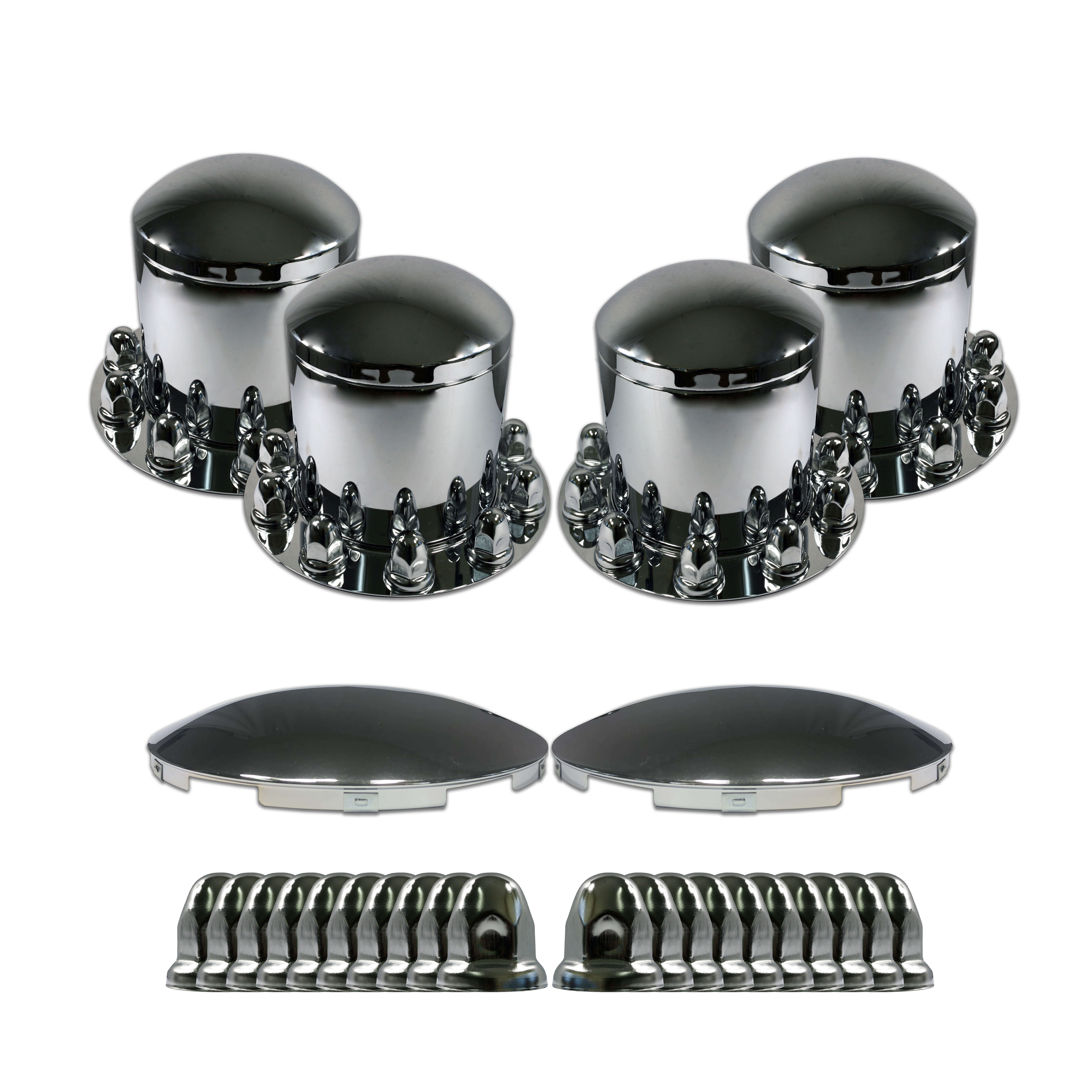 Watts Wheels AFKL001RC 32 Chrome Axle Cover Kit US Origin Trucks