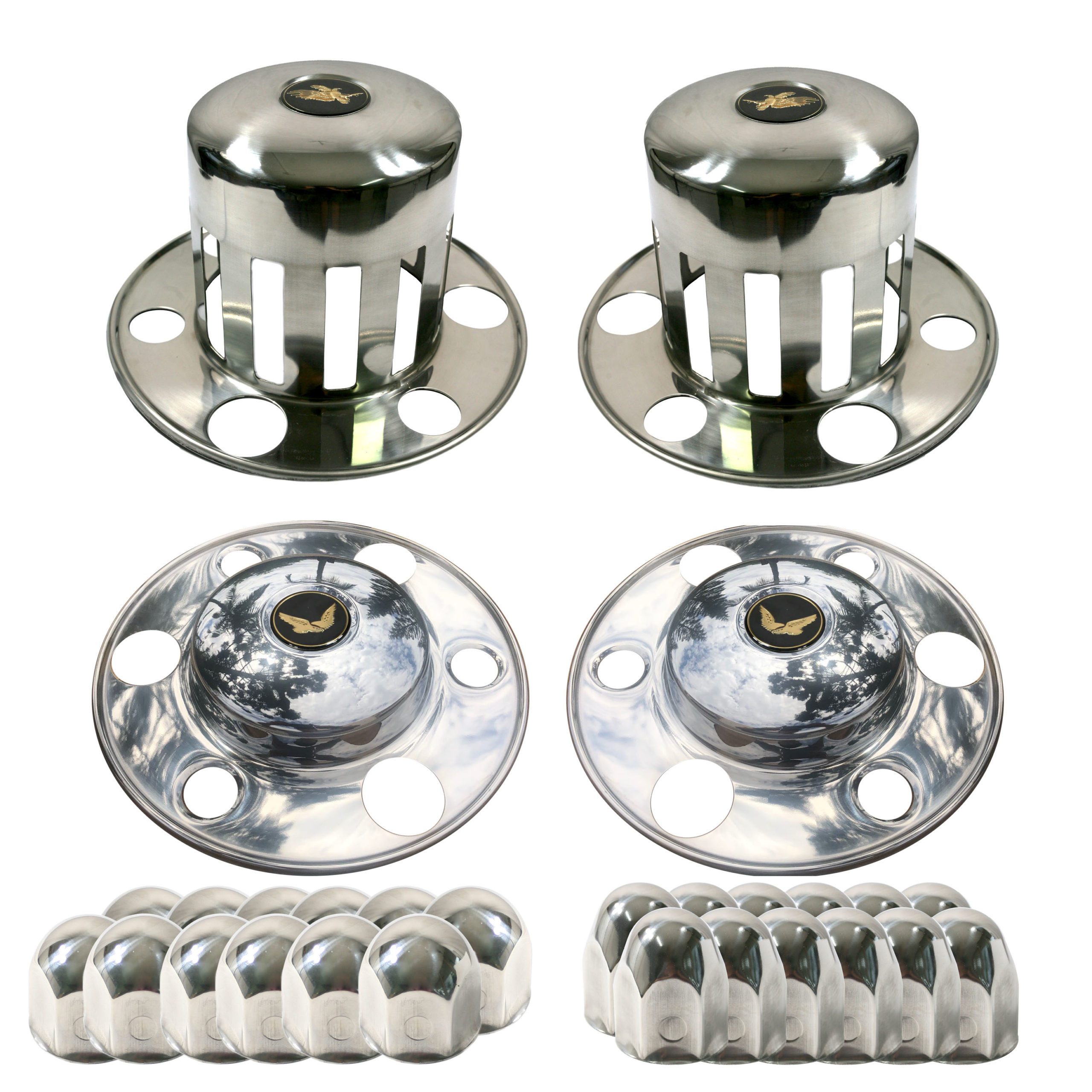 AFKL007 Stainless Steel Axle Cover Kit Watts Wheels